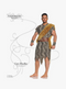 CAVE DWELLER COSTUME ONE SIZE