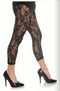 LACE LEGGINGS - BLACK LARGE