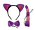 FANCY CHESHIRE CAT ANIMAL COSTUME ACCESSORY SET