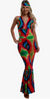 60S TYE DYE JUMPSUIT PSYCHEDELIC GIRL WOMEN'S COSTUME X-LARGE 18-20