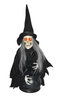 31" Animated Witch with Cauldron Halloween Decoration