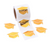 Gold Graduation Cap Sticker Roll – 100 Pcs.