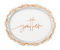 Elegant Thanksgiving "Gather" Oval Plates  8ct - Foil Stamping