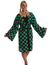 ANIME GREEN AND BLACK CHECKERED KIMONO WOMEN'S COSTUME SMALL 6-8