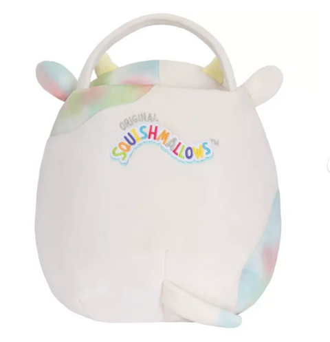 10" Squishmallows™ Stuffed Candess the Cow Easter Basket