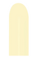 Sempertex 260B Pastel Matte Yellow Latex Balloon 50ct.