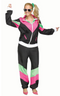 80's Track Suit Women's M/L 8-10 Adult Costume