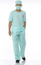 DOCTOR SURGEON SCRUBS MEN'S COSTUME MEDIUM 38-40