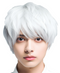 ADULT'S ANIME HERO WHITE WAVE WIG