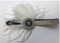 Flapper Headband White/Silver