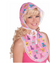 BABY BIB & BONNET PINK ADULT COSTUME