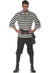 ADULT PIRATE SET - BLACK/WHITE COSTUME