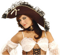 Maiden of the Sea Pirate Hat Women's One Size