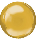 21" Gold Orbz Balloon