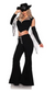 Midnight Cowgirl Adult Costume - Small