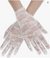 Lace Wrist Gloves - White