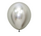 18" Sempertex Reflex Silver latex balloons 3/pk