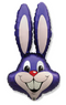 35" Bunny Rabbit Head Foil Balloon