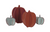 Elegant Thanksgiving Paper Board Pumpkin Decorations 4ct.