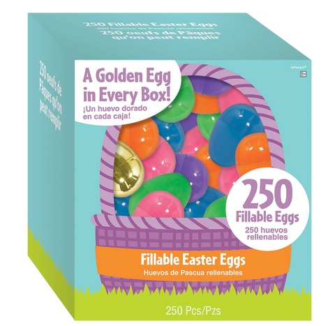 Fillable Easter Eggs 250PCS