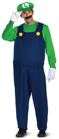 Luigi Deluxe Adult Costume XL 42-46