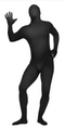 BASIC BLACK SPIRIT BODYSUIT MEN'S COSTUME SMALL 34-36