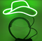 LED Light-up Cowboy Hat neon headband