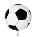 3D Soccer Round Foil Balloon 18"  Packaged