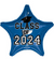 19" Class of 2024 Balloon - Blue #478
