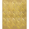 Grad Metallic Sticker Seals - Gold 50ct