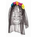 Day of the Dead Printed Veil