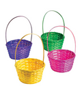 Large Solid Color Bamboo Easter Basket