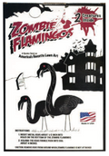 Black Zombie Flamingos - Pair in Display Box