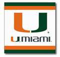 University of Miami Beverage Napkin
