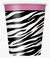 Zebra Passion Cups 9oz 8ct