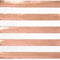 Rose Gold Foil Stripes Lunch Napkins 16ct - Foil Stamped