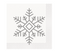 Silver & Gold Holiday Snowflakes Beverage Napkins 16ct.