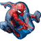 29" Spiderman Shape Balloon Packaged