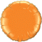 18" Round Orange Mylar Balloon #307