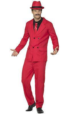 1920's Red Zoot Suit Men's Costume Extra-Large (46-48)
