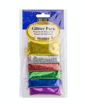 BAZIC 2g 6 Primary Color Glitter Pack