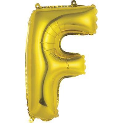 14" Foil Gold Letter Balloons Air-Filled