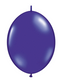 12" Qualatex Purple QuickLink Balloons 50ct