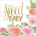 Floral Baby Lunch Napkins 16ct