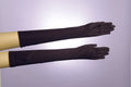Long Nylon Black Gloves