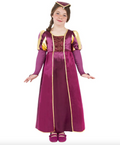 Purple Tudor Girl Child Costume Medium (8-10)