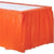 Sun-kissed Orange Plastic Table Skirt 29in x 14ft