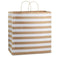 Hallmark Large Tan Striped Gift Bag