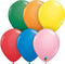 5" Qualatex Standard Assorted Latex Balloons Without White 100ct