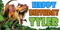 T-Rex Dinosaur Birthday Custom Banner